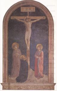 Fra Angelico Crucifixion with st dominic (mk05) china oil painting image